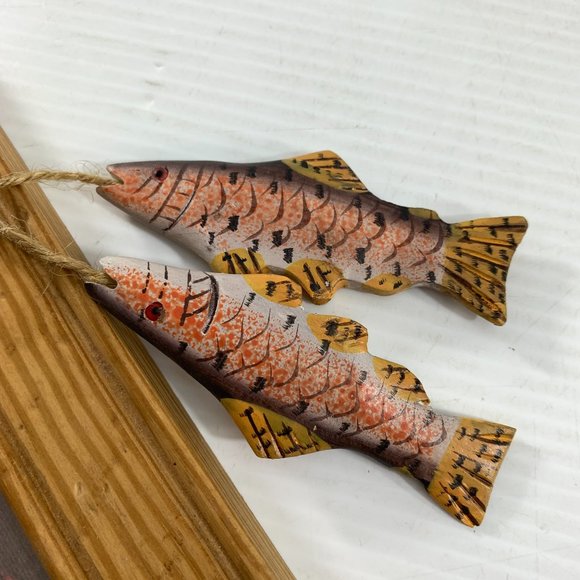 Fishermans Prayer Wood Framed 3D Fish Rustic - Picture 2 of 7